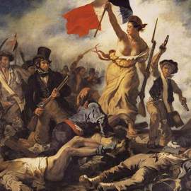 Puzzle 1000 E.Delacroix, Liberty guides the people