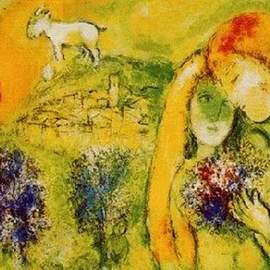 Puzzle 500 Chagall, Lovers