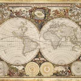 Puzzle 2000 Historic map of World